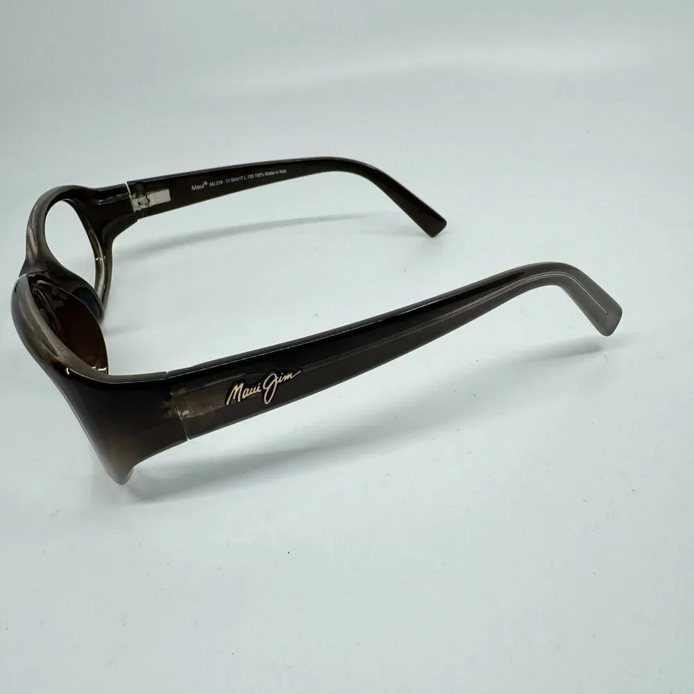 MAUI JIM PUNCHBOWL Sunglasses Frame Italy‎ MJ219-01 Brown Fade 54-17-135 H11496